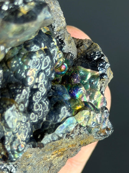 Natural Colored Alloy Irisdescent Botryoidal Goethite