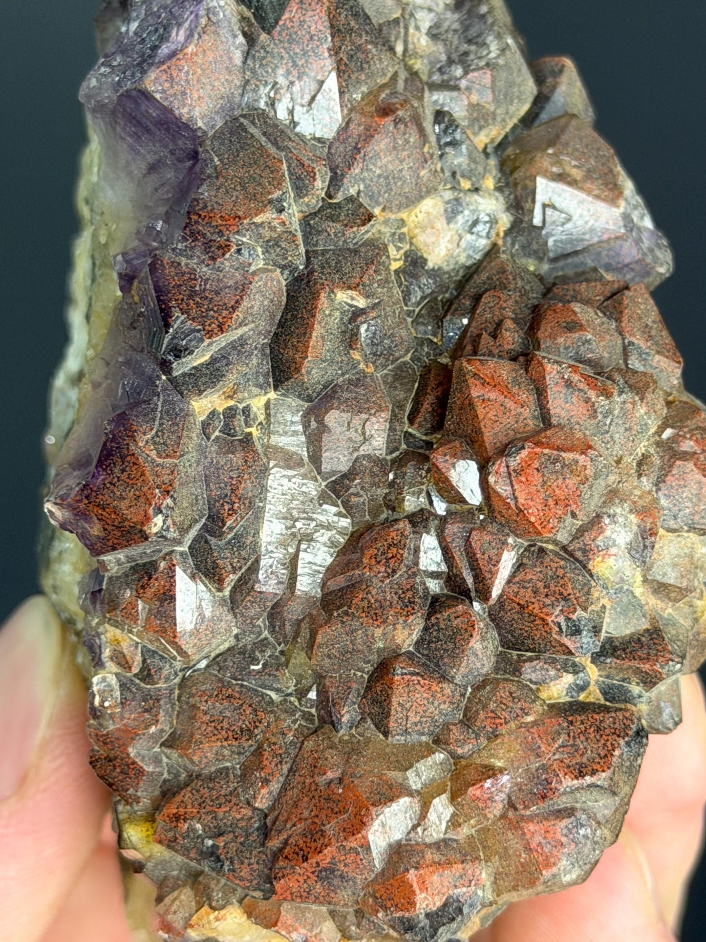Red Amethyst Specimen