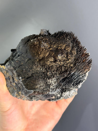 Museum Quality, Very Showy Iridescent Velvet Stalactite Goethite