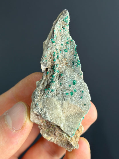 Green Dioptase Crystals