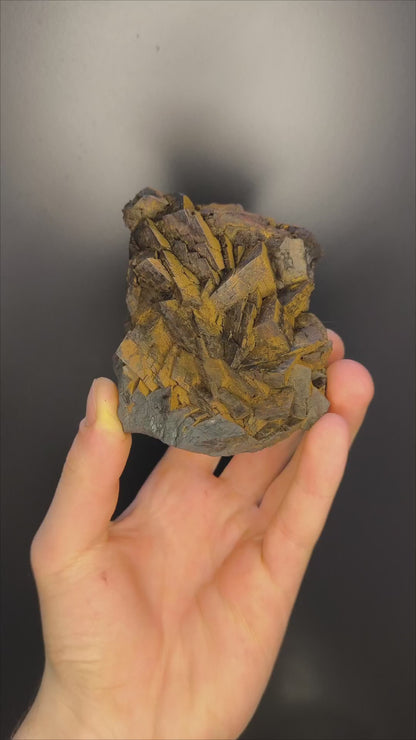 Unique! Limonite On Iron Siderite