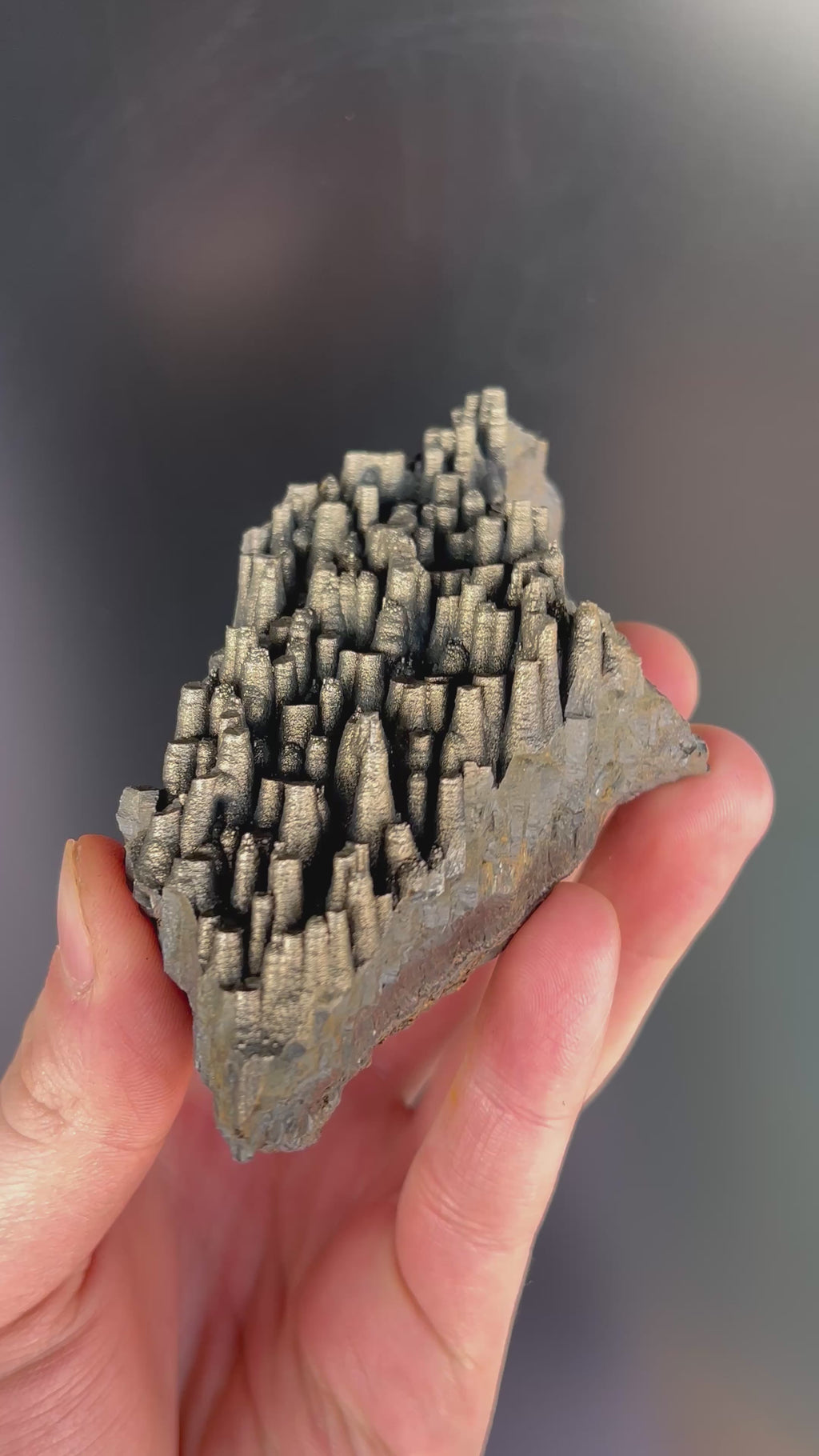 “Museum Grade” Golden Color Stalactite Goethite