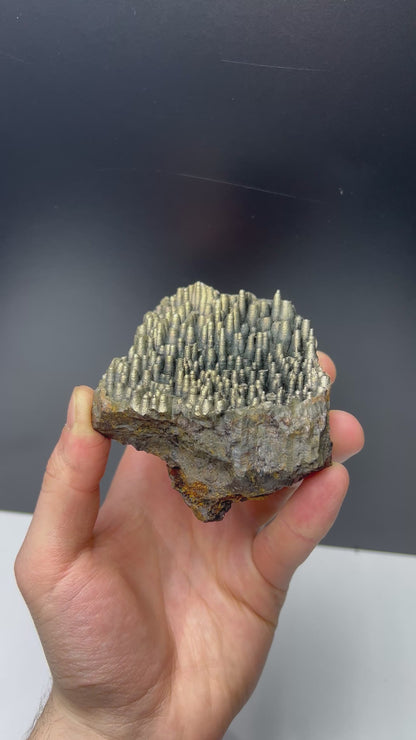 “Museum Grade” Golden Color Stalactite Goethite