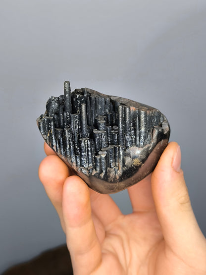 Museum Quality! Stalactite Hematite back polished