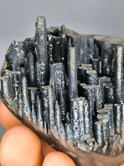 Museum Quality! Stalactite Hematite back polished