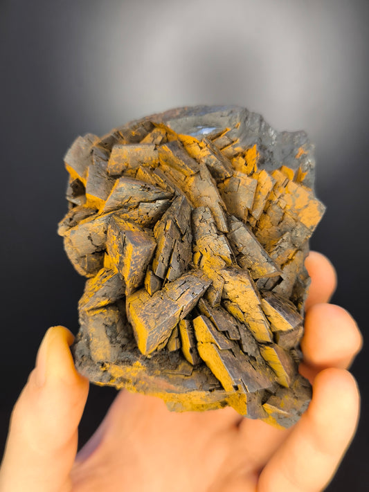 Unique! Limonite On Iron Siderite