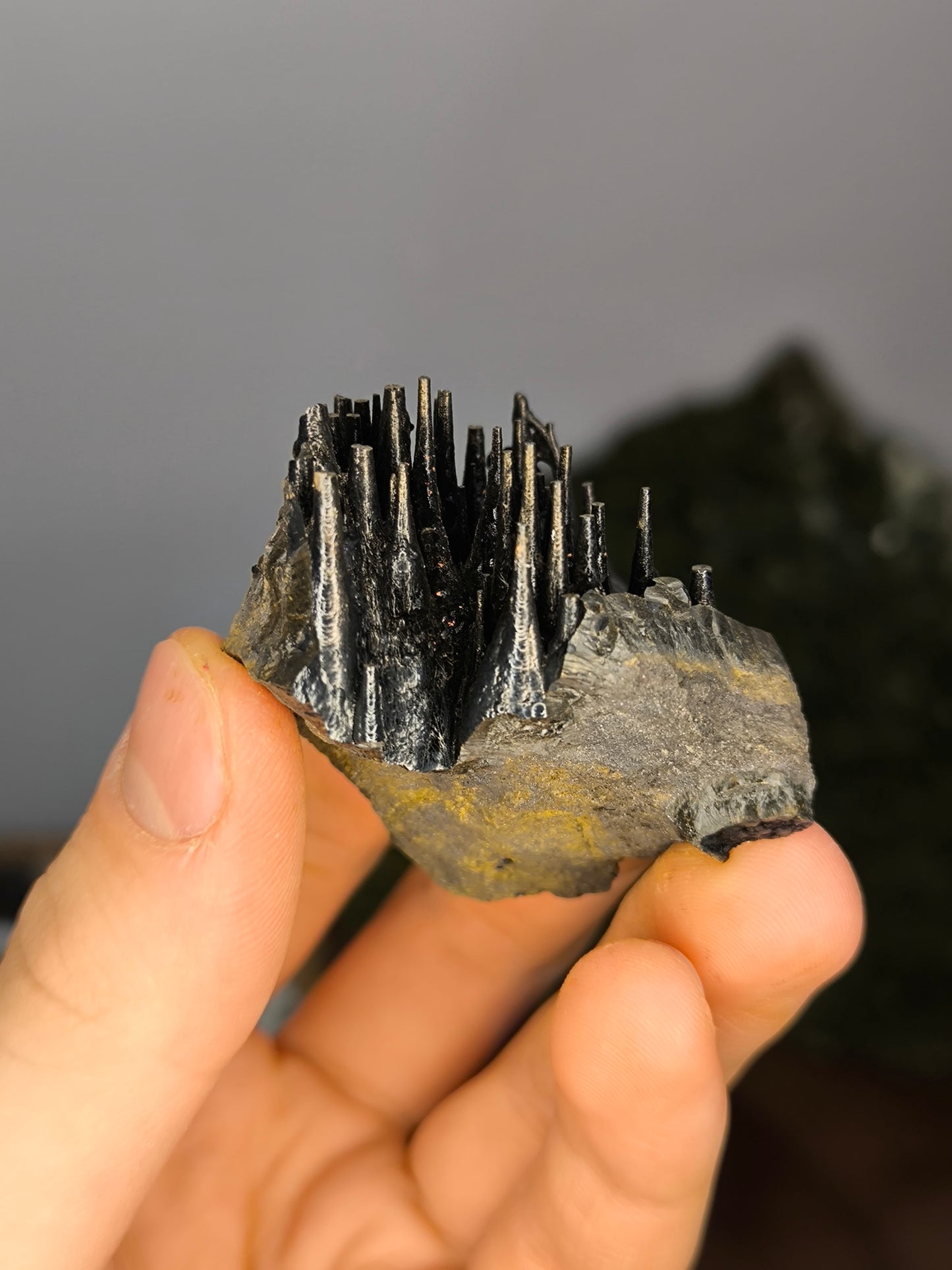 Museum Quality Stalactite And Bridges Golden Color Hematite