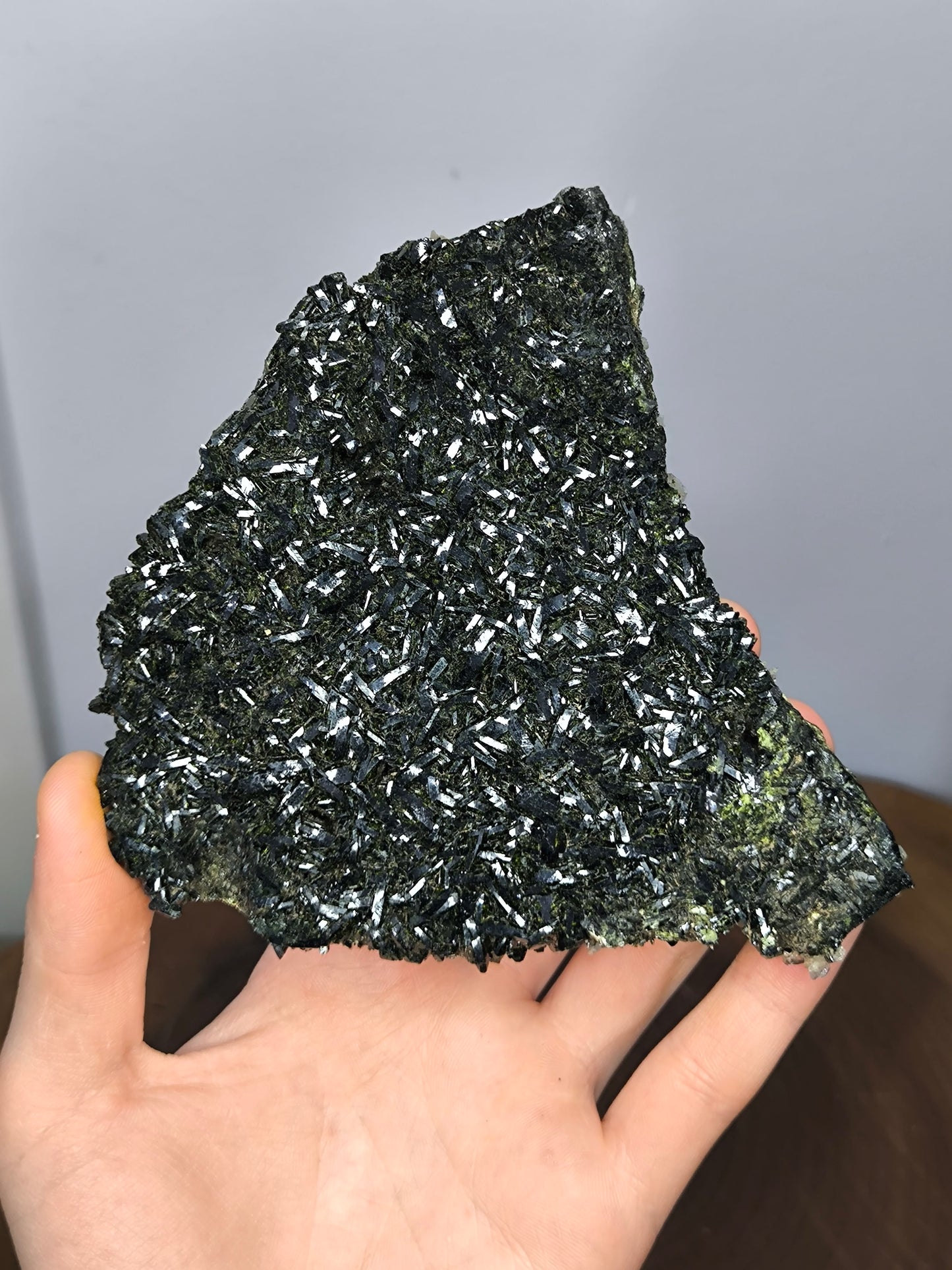 Very Special! Black Epidote Quartz